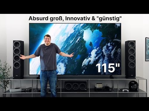 Ich durfte den GRÖSSTEN 4K TV der Welt testen!