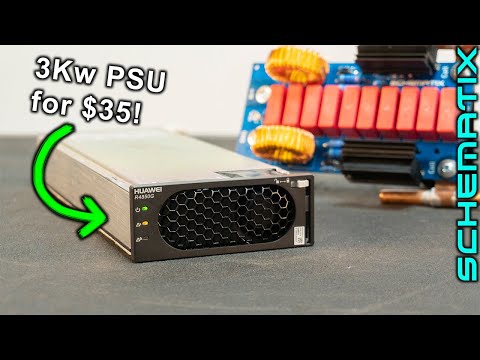 Cheap 3Kw PSU for Induction Heater ll Huawei R4850G2 PSU