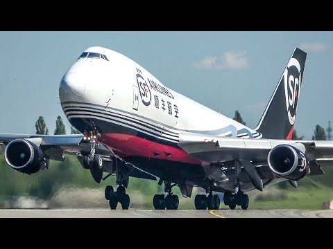 BOEING 747 MEGA MIX - B747 Aviation Review of Year 2024 - B747-200, B747-400 and B747-8 ✈️