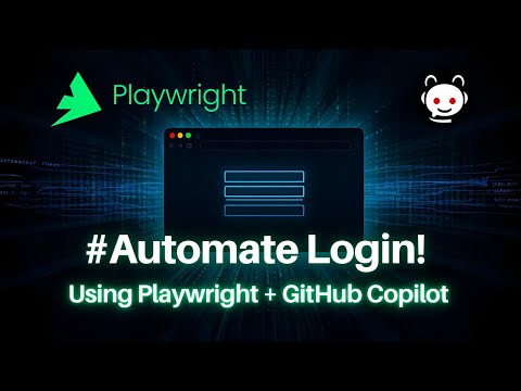 Automate Login with Playwright & GitHub Copilot | AI-Powered Automation Testing