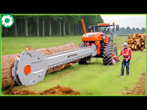 Most Big Chainsaw Cutting Tree Machines | Agriculture Technology