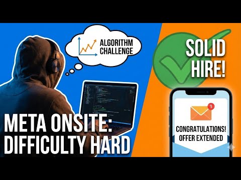 Mock Meta DSA Interview With Midlevel Engineer - Hard Difficulty - Solid Hire