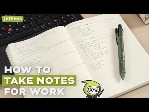 Note-taking for Working Professionals π©βπ» 3 Strategies and Tips