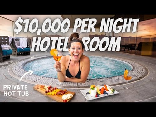 SLEEPING IN A $10,000 PER NIGHT PENTHOUSE