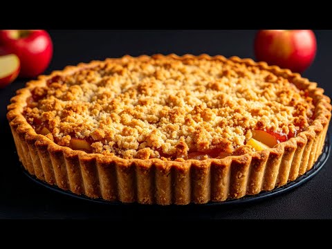 🍎 Delicate apple pie! 10-minute recipe! Simple and delicious! Do