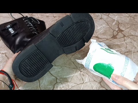 На подошву НАНЕСЛА СКОЛЬЗОТА НЕ СТРАШНА #совет