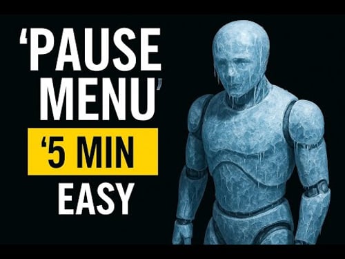 Unreal Engine 5: Simple Pause Menu Tutorial