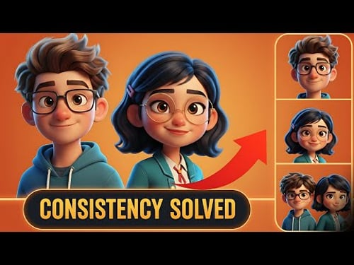 How to Make AI Animation with CONSISTENT Characters (100% FREE Tools!)