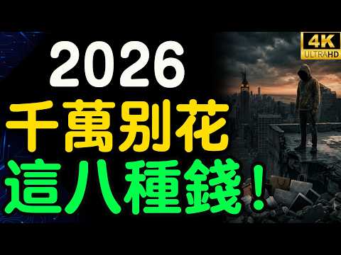 2026大蕭條真的逼近了?現在開始別再花這8種錢,否則中產跌落只是一瞬間的事【財之道】@moneyrules8