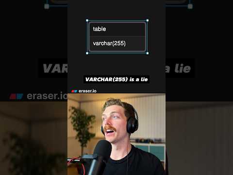 Stop using VARCHAR(255) #sql #database #programming