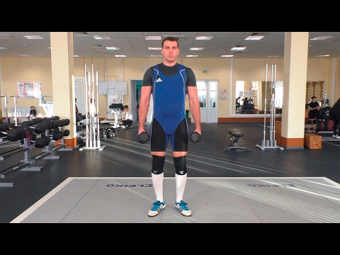 Squats with dumbbells: technique and nuances