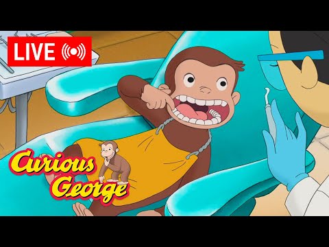 π΄ LIVE Curious George Episodes π΅ George Learns to Brush His Teeth + More! π΅