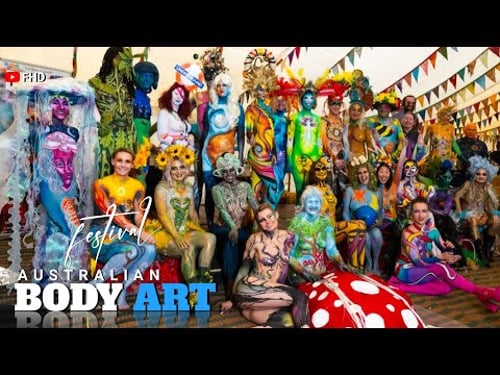 Body Painting Transformation | Australian Body Painting Festival | Body painting techniques