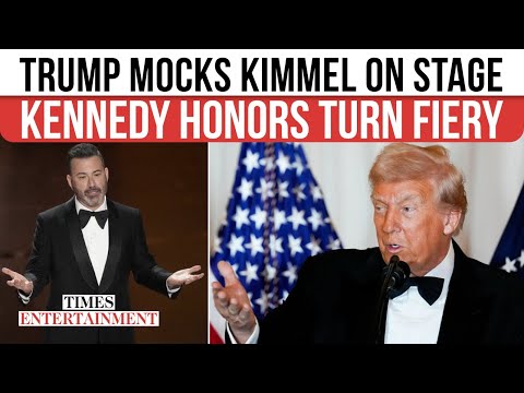 Trump Mocks Kimmel’s ‘Talent’ as He Hosts Kennedy Center Honors in Fiery Oval Office Ceremony