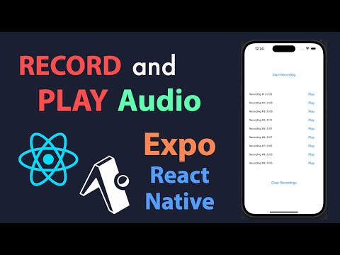 Record and Play Audio in Expo React Native
