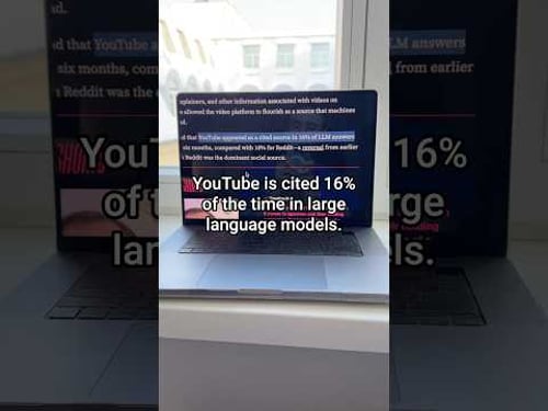 YouTube is a secret hack for ChatGPT citations