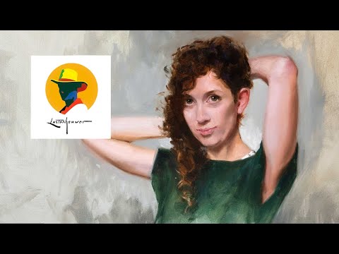 Portrait painting: How to make transitions and soft edges. By Ben Lustenhouwer