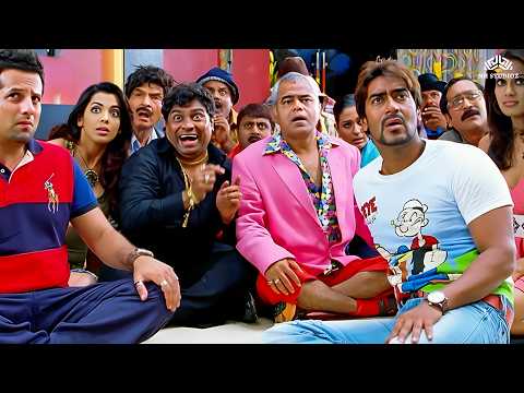 टोबू बोलता है, गोलियां कौन चला रहा है? 🤣 | Ajay Devgn, Fardeen Khan | Johny Lever Comedy Scene