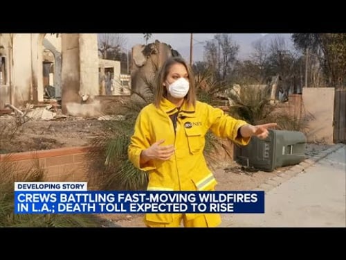 Deadly wildfires tear through LA; 1,000 structures destroyed