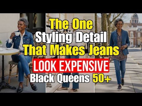 This Small Styling Detail Instantly Elevates Jeans in 2026 Older Black Women Over 50