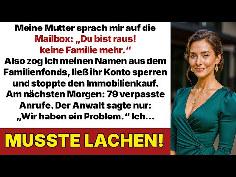 Mama sprach aufs Band: „Du gehörst nicht mehr zur Familie.“ Danach passierte es…