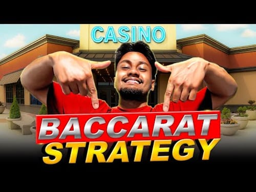 !!!BACCARAT STRATEGY LIVE TESTED.