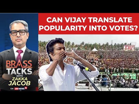 Actor Vijay Makes Political Return, Addresses Rally In Tamil Nadu's Erode After Karur Stampede