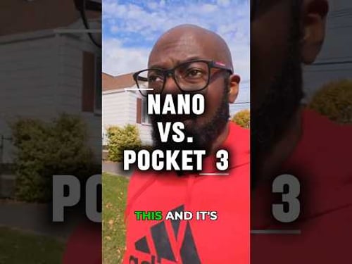 Which one is better for vlogs? Nano vs. Pocket 3