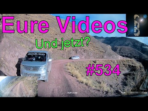 Eure Videos #534 - Dashcam Motorradraser Ungesicherte Ladung PKW im Graben Peru Mittelspurschleicher