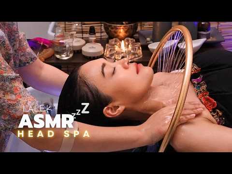 ASMR Head Spa 💆♀️Pure Relaxation on a Rainy Day
