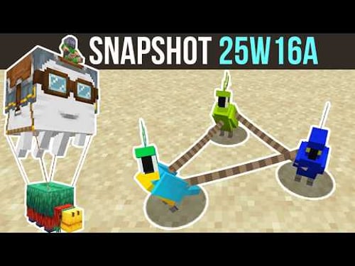 Ghast Mob Transport & Better Leashes | Snapshot 25W16A