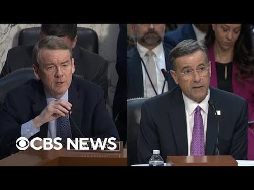 Watch: Sen. Bennet and CIA director Ratcliffe clash over goals of Iran war