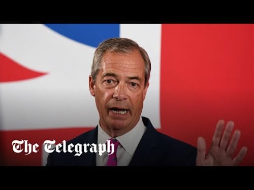 In full: Nigel Farage to stand at election for Reform