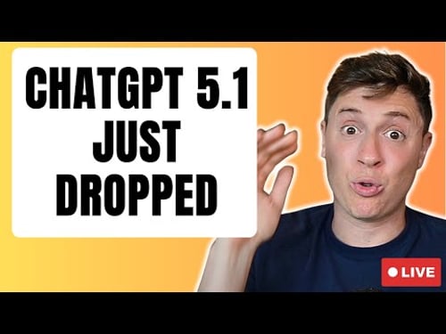 CHATGPT 5.1 JUST DROPPED! TESTING IT LIVE