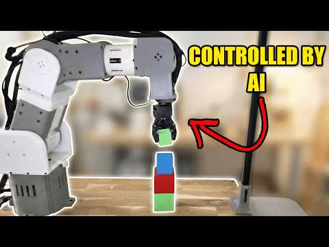 I Built A Robot Arm To Clean Up My Desk!