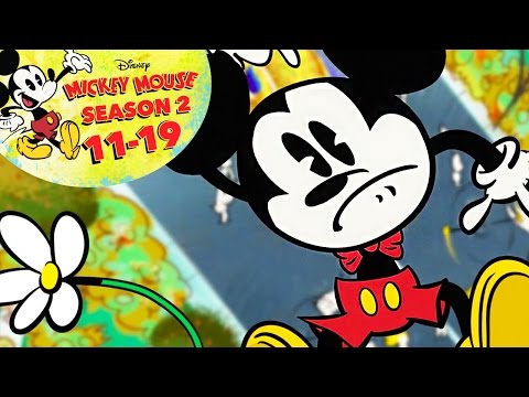 Mickey Mouse Cartoon: Season 2 Episodes 11-19 | Full Shorts Compilation | @disneychannelanimation
