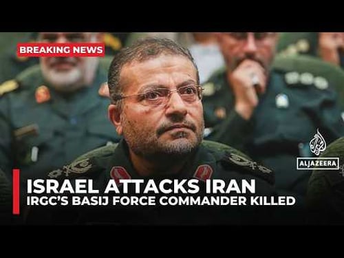 Israel says it has killed IRGC’s Basij force commander Gholamreza Soleimani