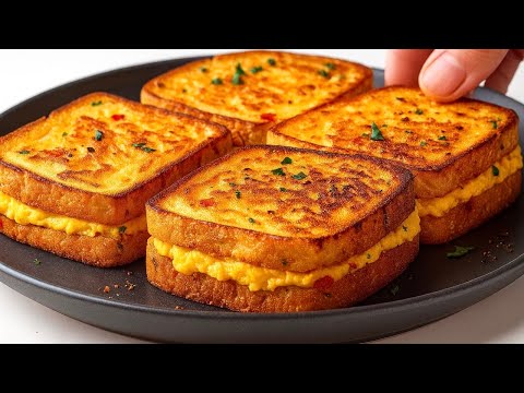 My grandma's recipe: Breakfast for the whole day, simple, quick, and delicious! Recipe in 5 minutes!