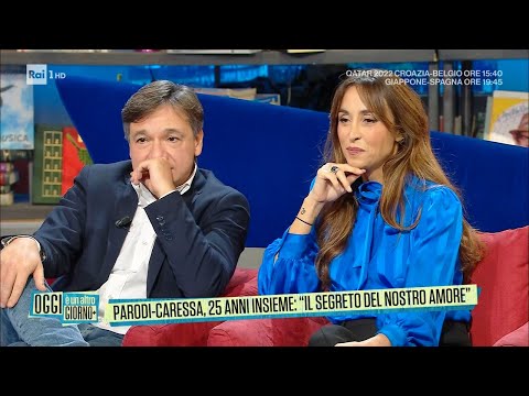 Parodi-Caressa, la coppia che mette d'accordo cucina e calcio - Oggi è un altro giorno 01/12/2022