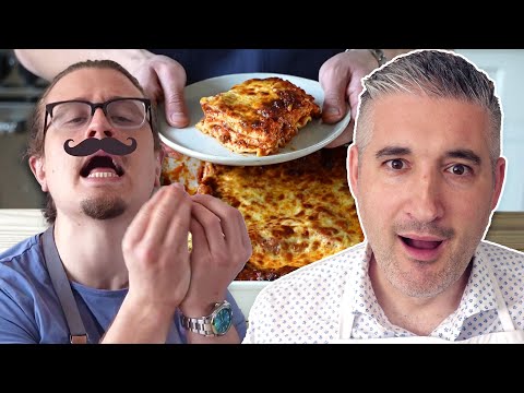 Italian Chef Reacts to 1 DOLLAR LASAGNA by @JoshuaWeissman