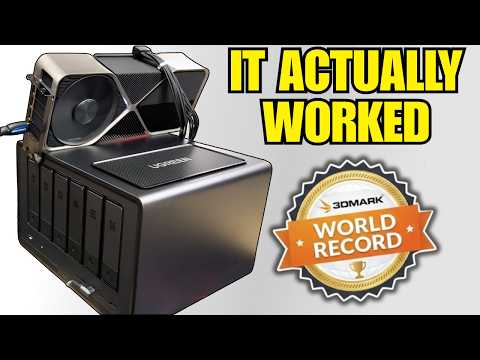 I Put a 4090 in a NAS and Broke 2 World Records
