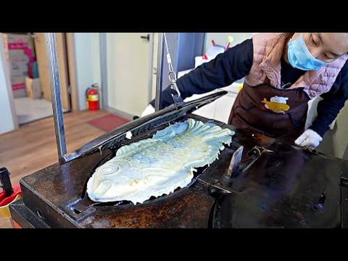 앙금폭탄 레전드 겨울철 간식 붕어빵, 국화빵 Top3ㅣKorean Winter Snacks-Bungeoppang(fish-Shaped Bread)