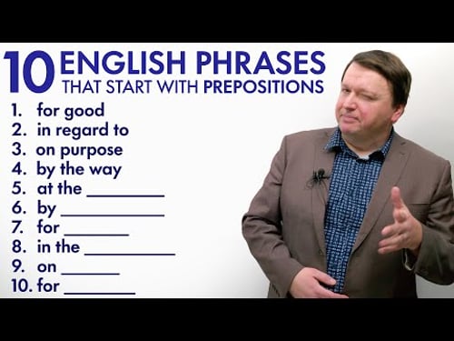 10 Prepositional Phrases you should know | English Vocabulary & Conversation