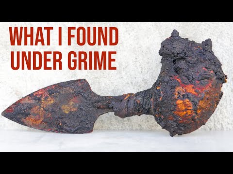 Restoration of MYSTERY Charred Piece - From Dirty To Shelf!