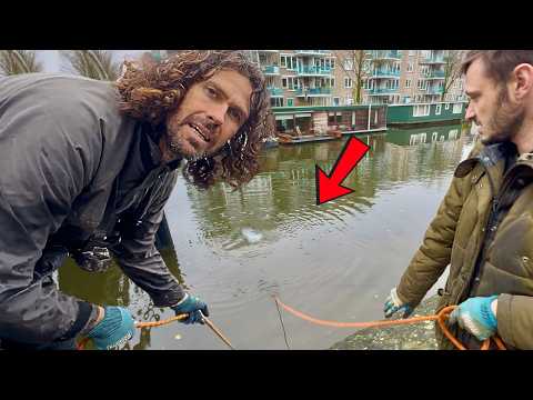 One BIG Awesome Adventure Magnet Fishing in Amsterdam!