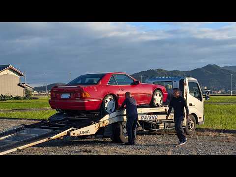 Restoring the Mercedes 500SL bought sight unseen at the japanese auctions - episode 1