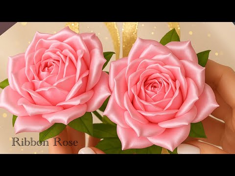 DIY_See how this simple technique for making a luxurious rose with a glass will amaze you!_Flowers