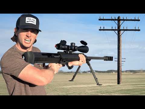 Can a Telephone Pole Stop a 50 Cal Sniper Rifle?