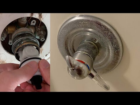 Delta Shower Faucet Cartridge Replacement (1700 Monitor) - Leak Repair