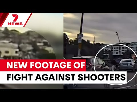 New footage of elderly man attempting to stop shooters surfaces | 7NEWS